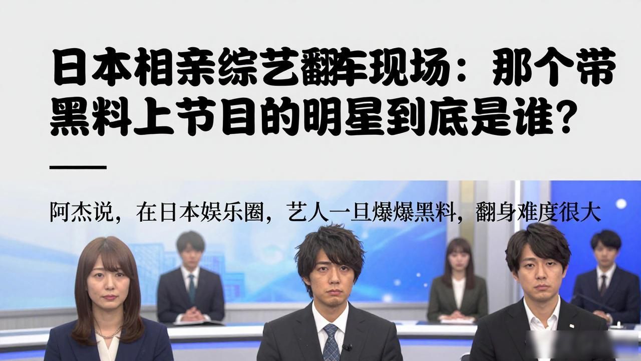 日本相亲节目爆黑料_日本相亲综艺带黑料的是哪个明星,_曰本相亲综艺节目